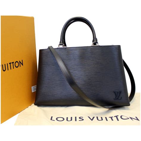 lv kleber pm|LOUIS VUITTON Epi Kleber PM Black 1006123 .